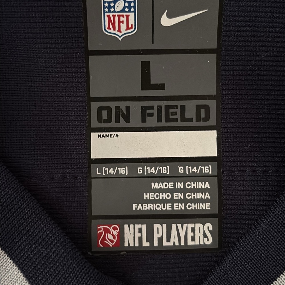 Patriots Julian Edelman Football Jersey Large Youth - Picture 4 of 5